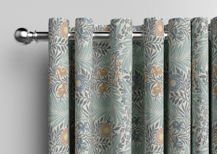 William Morris At Home Larkspur, Woad - Made to Measure Curtains - Image 12